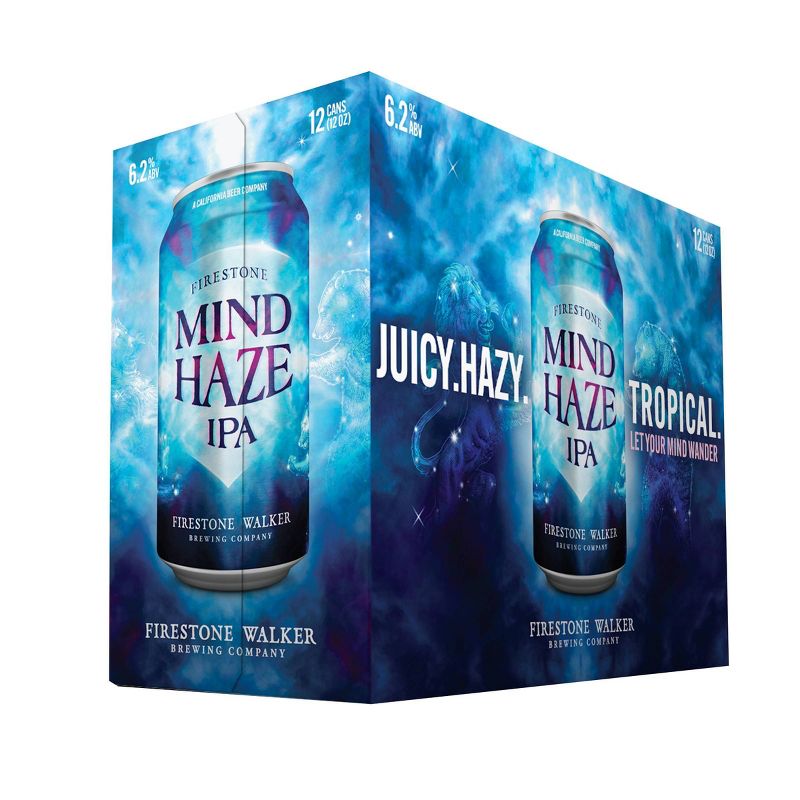 Firestone Walker Mind Haze IPA Beer - 12pk/12 fl oz Cans