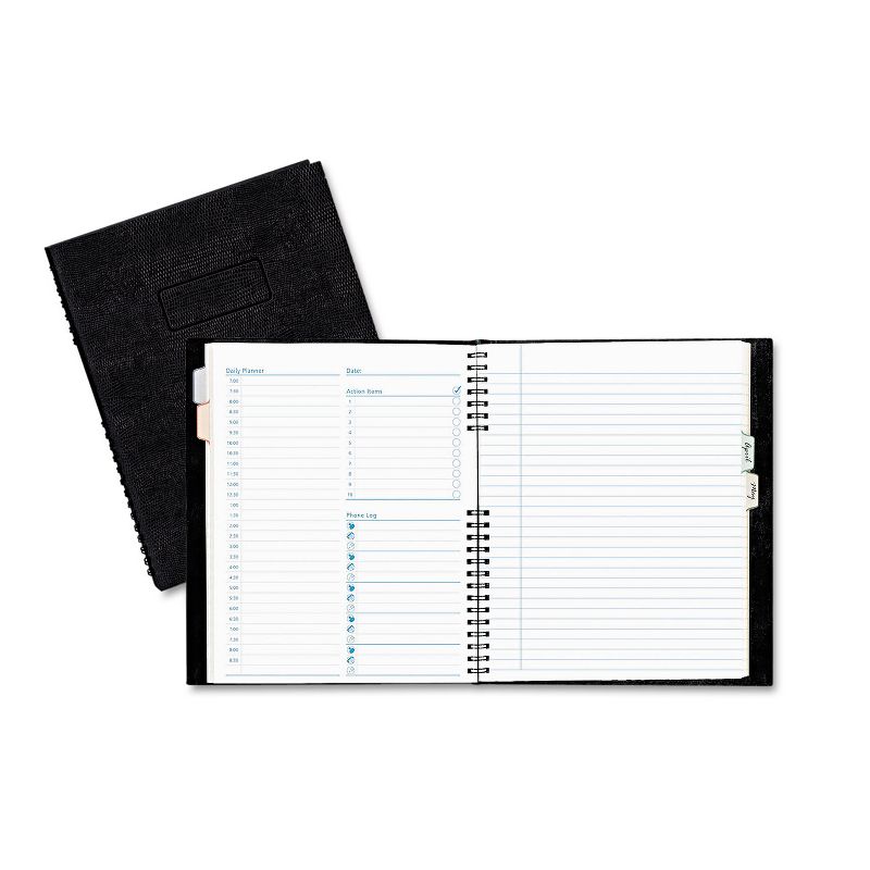 Blueline NotePro Undated Daily Planner 9-1/4 x 7-1/4 Black A29C81