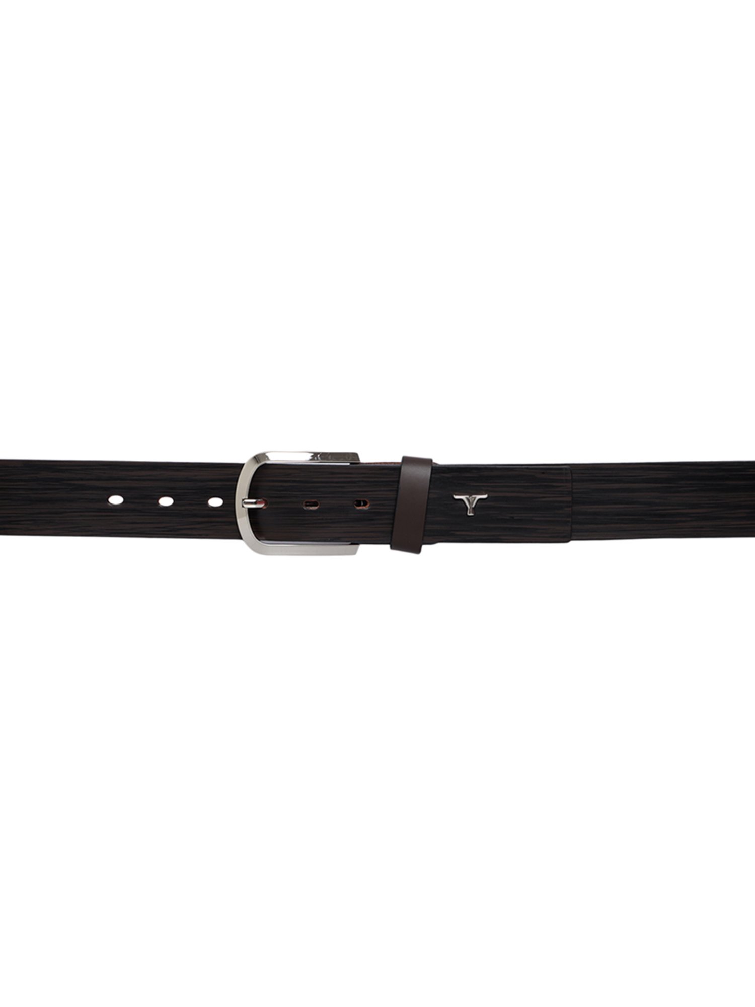 BULCHEE Brown Leather Casual Belt for Men