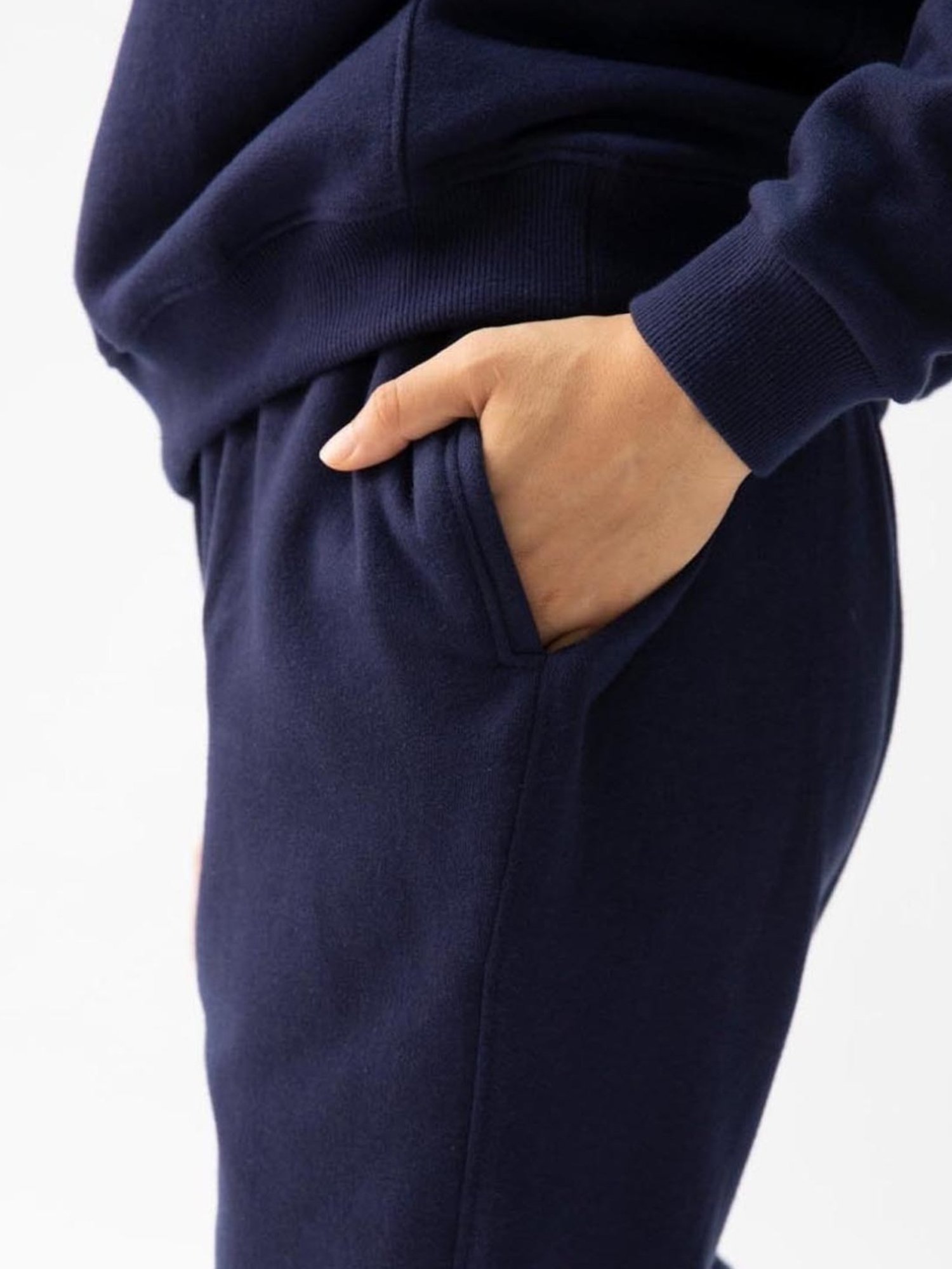 Saltpetre Classic Organic Cotton All Season Navy Blue Sweatshirt