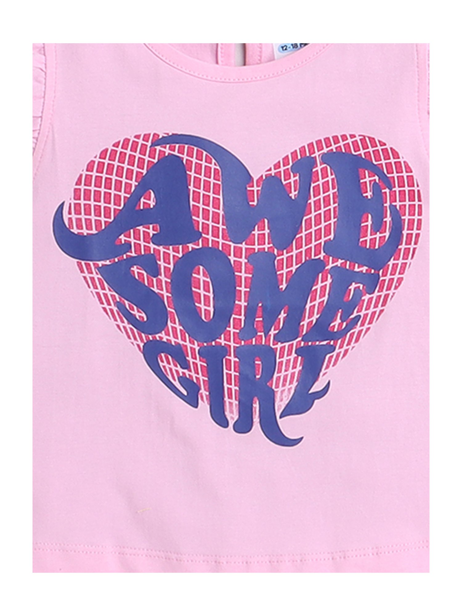 Bumzee Kids Pink & Yellow Graphic Print T-Shirt (Pack Of 2)