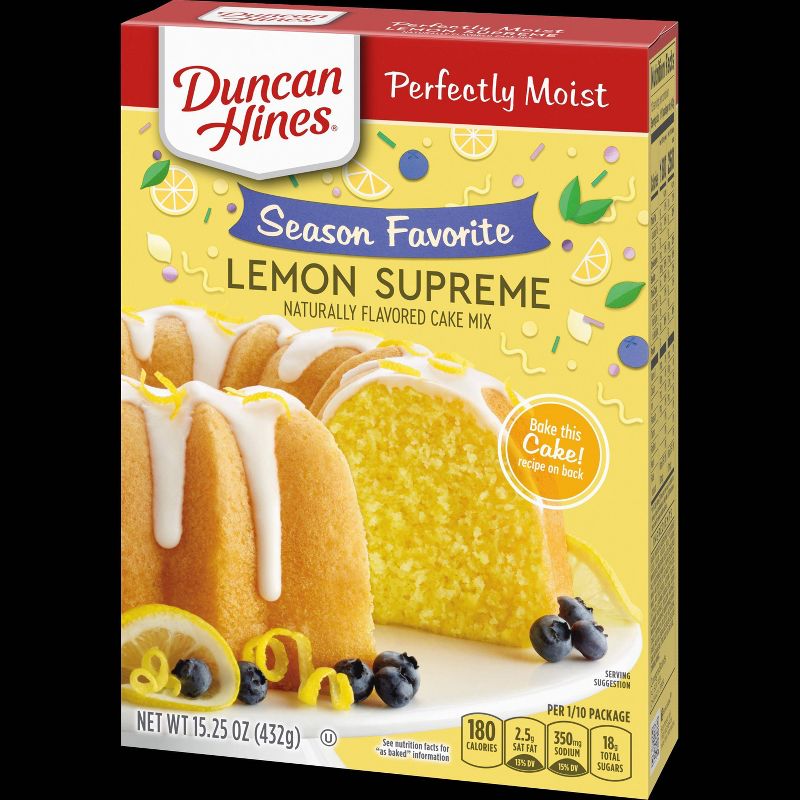 Duncan Hines Lemon Supreme Cake - 15.25oz