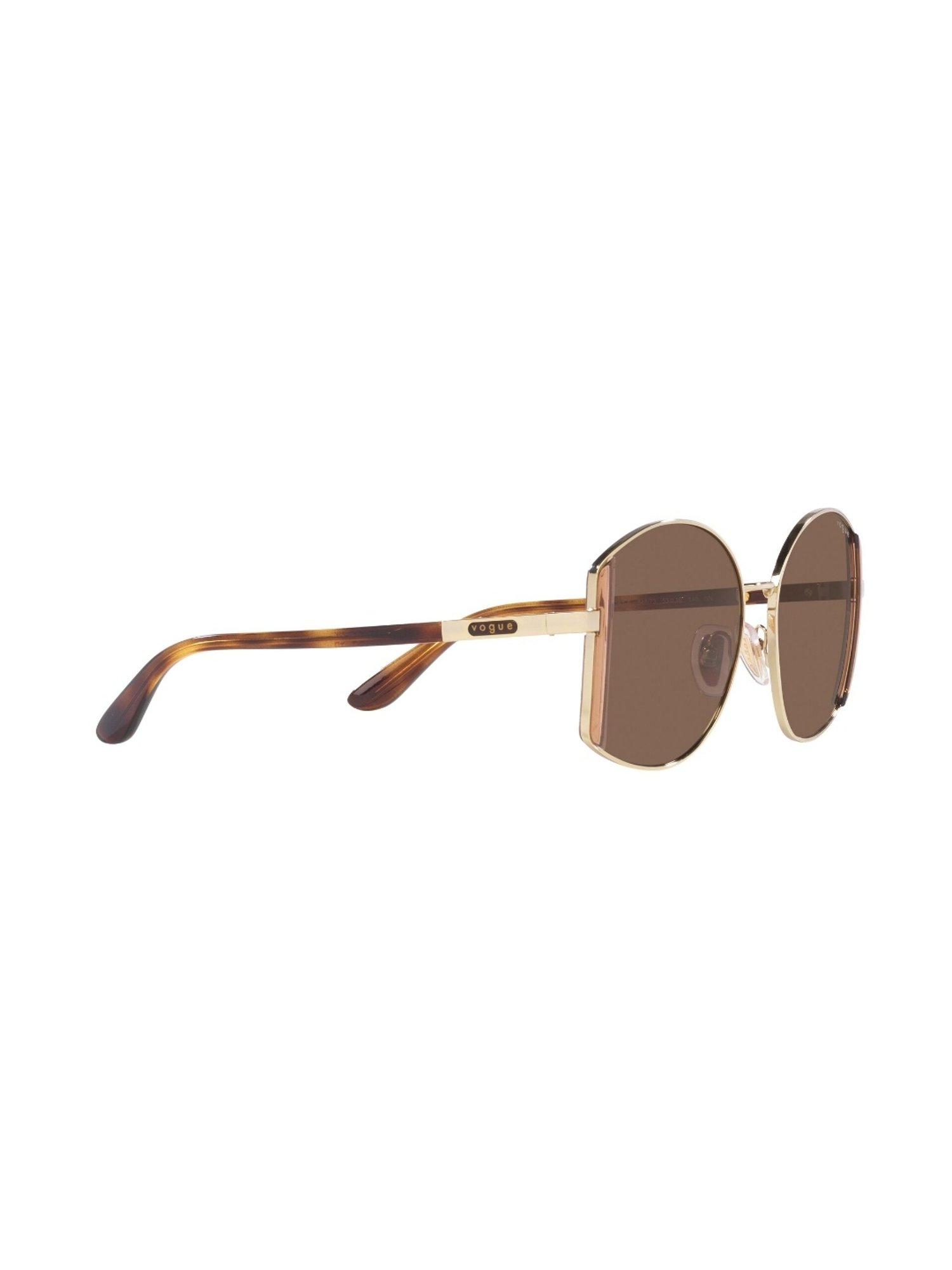 VOGUE EYEWEAR Women UV Protected Brown Lens Irregular Sunglasses - 0VO4267S848/7353