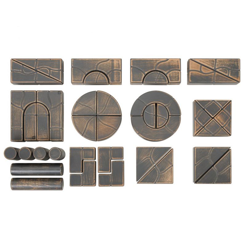 Childcraft Corrugated Building Blocks, Various Sizes, Primary Colors, set of 84