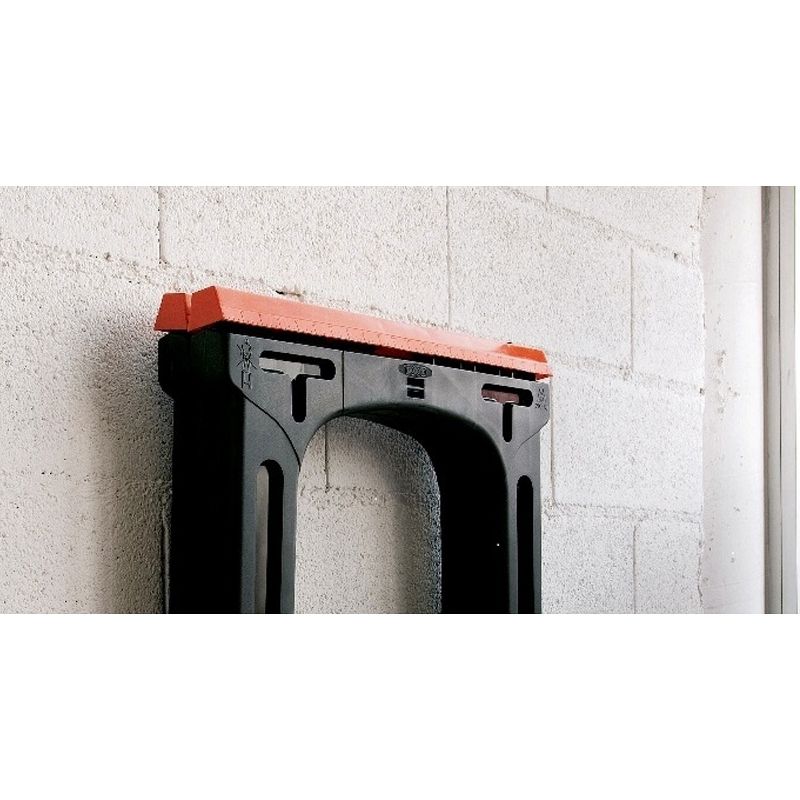 TOOD SH020 Portable 441 Pound Capacity Folding Work Bench Saw Horse for Home Improvement, DIY, Industrial,  Woodworking, and Metalworking, Set of 2