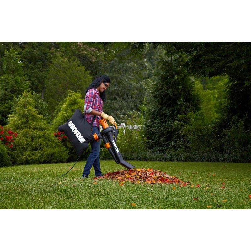 Black & Decker BV6000 12 Amp High Performance Two Speed Handheld Electric Mulcher Blower Vac