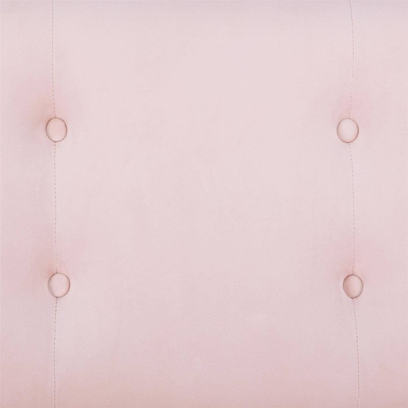 Allura Velvet Tufted Bench Pink - CosmoLiving by Cosmopolitan