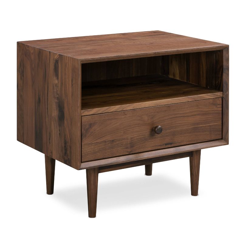 Zane Nightstand Walnut - Poly & Bark