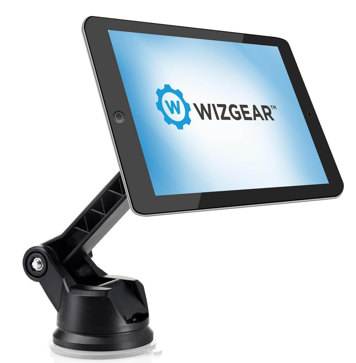 Dashboard Mount, WizGear Universal Magnetic Car Mount Holder, Windshield Mount and Dashboard Mount Holder for Cell Phones and Tablets with Long Adjustable Arm &ndash; (New Rectangle Head)