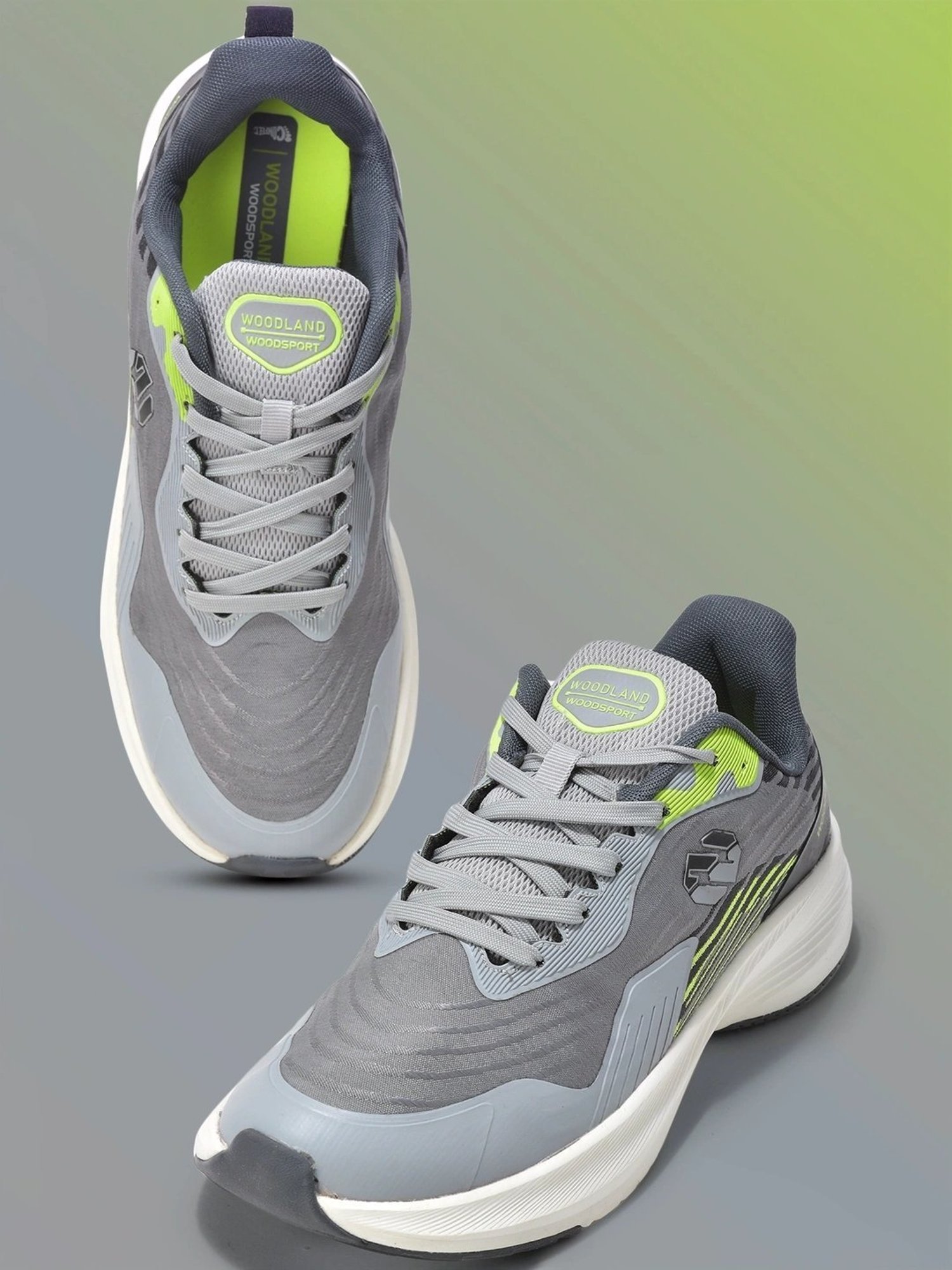 Woodland Men's Grey Running Shoes