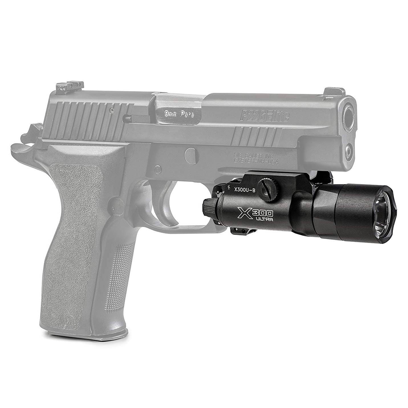 Surefire X300 Ultra WeaponLight LED Flashlight, 600 Lumens, Black #X300U-B