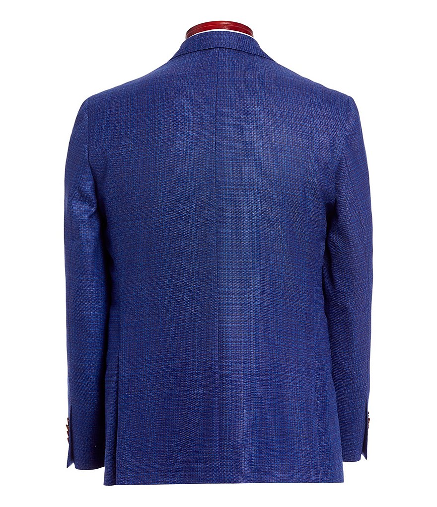 Cremieux Classic Fit Blue Neat Wool Sportcoat