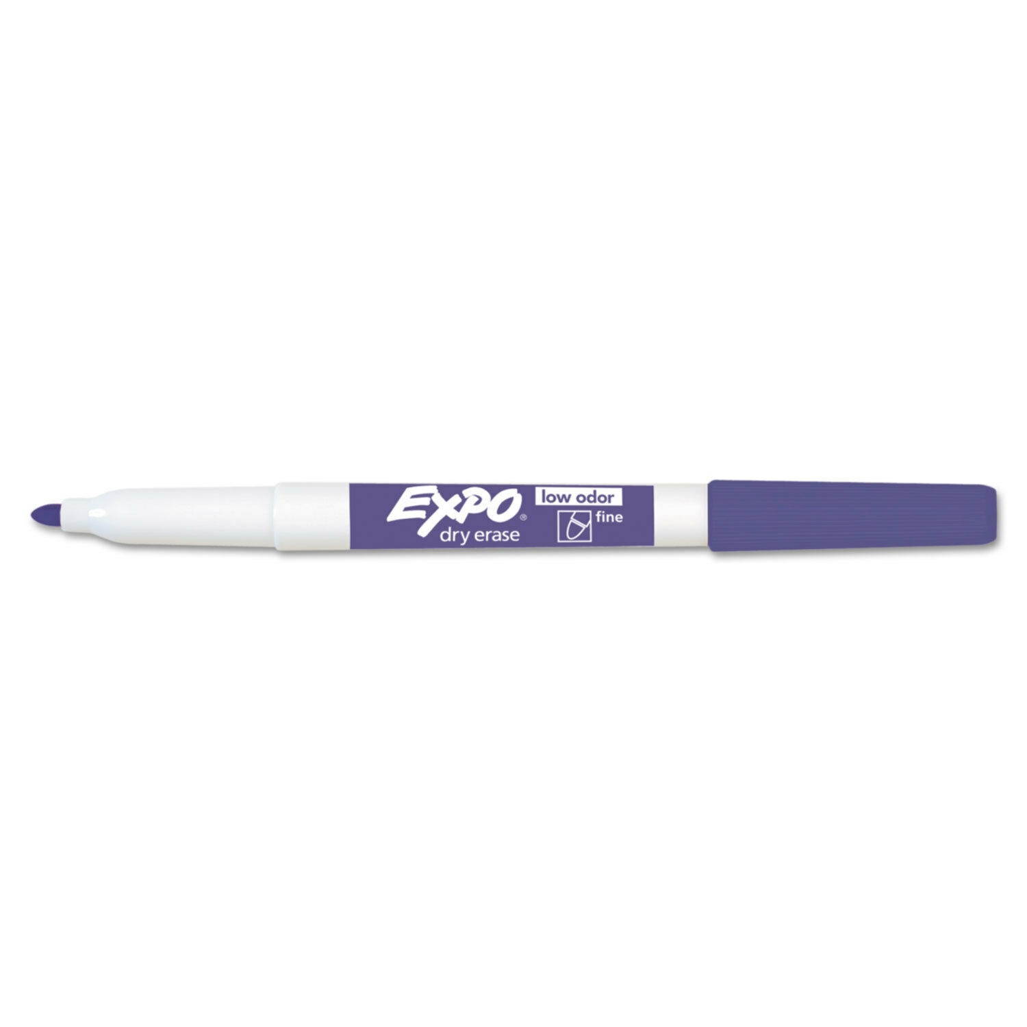 EXPO Low Odor Dry Erase Markers Fine Tip - Office Pack Assorted Colors 36/Pack