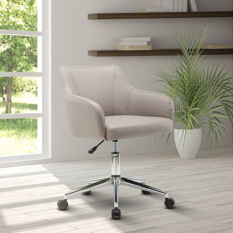 Comfy and Classy Home Office Chair- Beige- Techni Mobili
