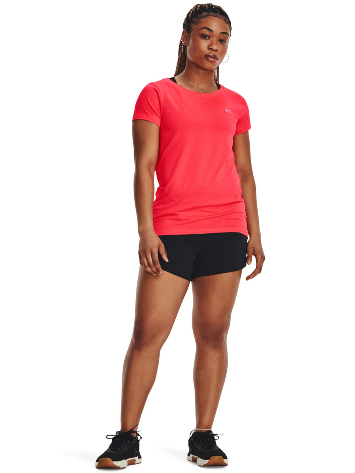 UNDER ARMOUR Pink Slim Fit Sports T-Shirt