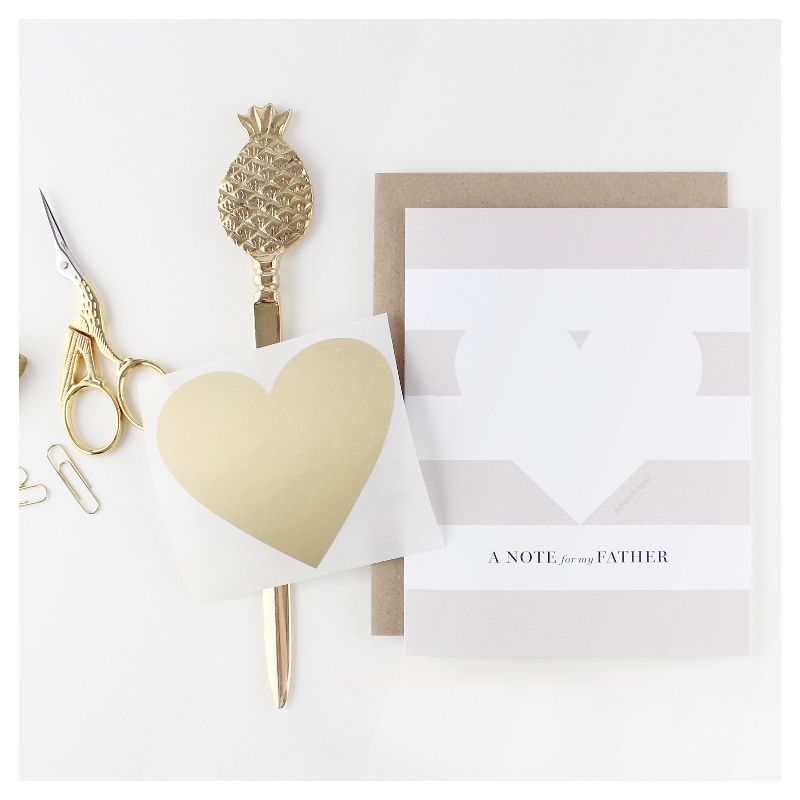 3ct Heart Shaped Family Scratch-off Greeting Cards