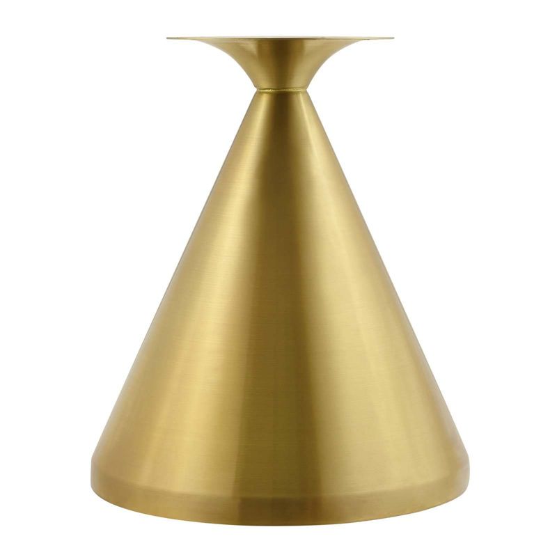 47" Tupelo Square Wood Dining Table Gold White - Modway