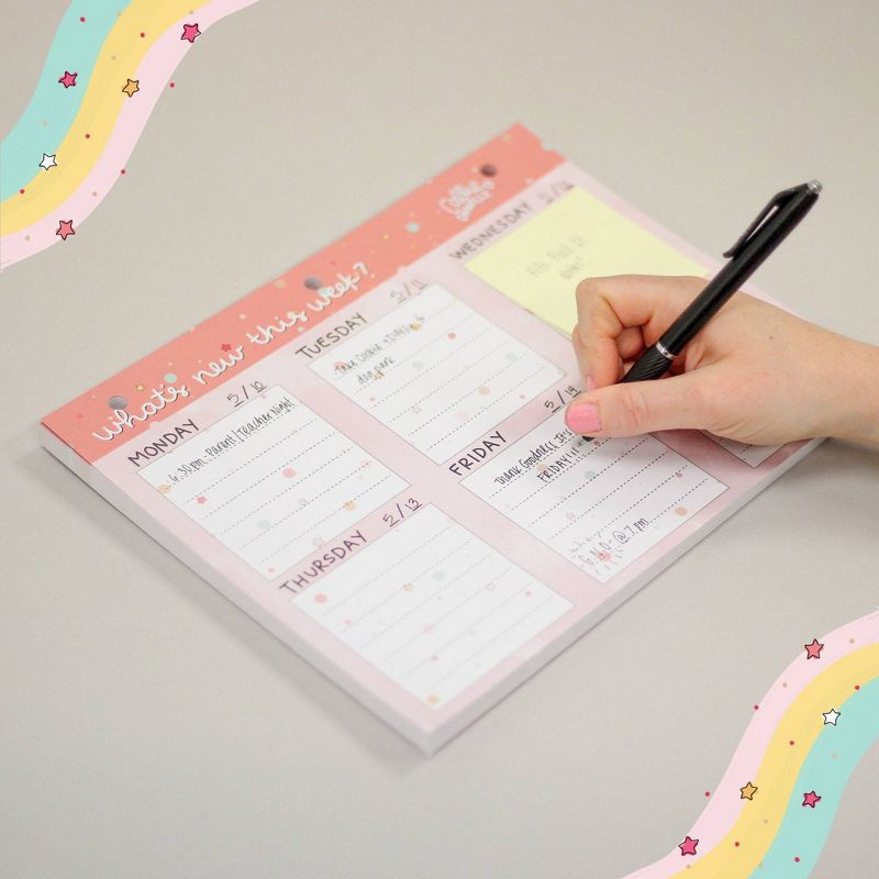 Undated Desk Pad Weekly Pink - Callie Danielle