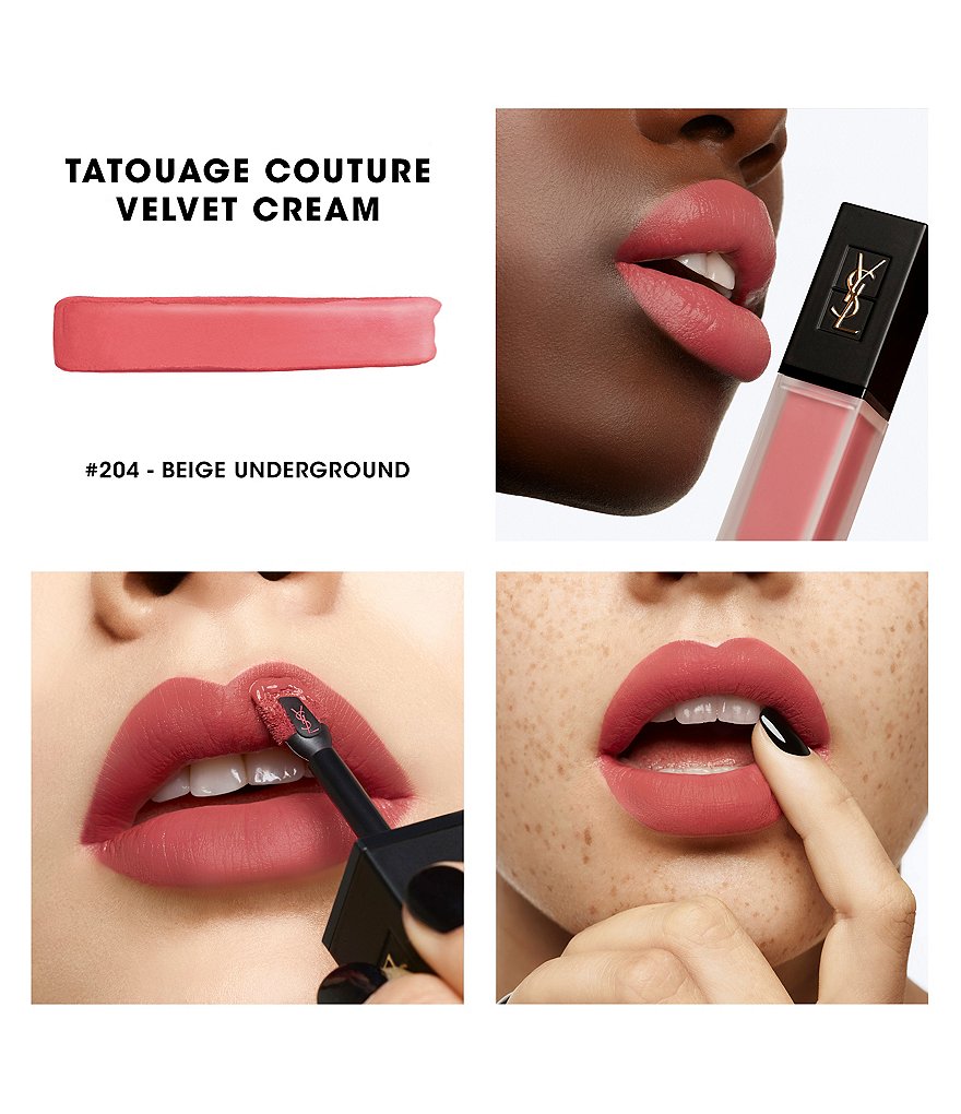 Yves Saint Laurent Beaute Tatouage Couture Velvet Cream Liquid Lipstick