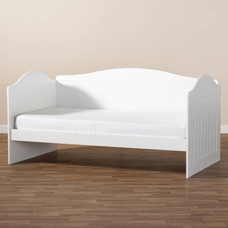 Twin Neves Wood Daybed White - Baxton Studio