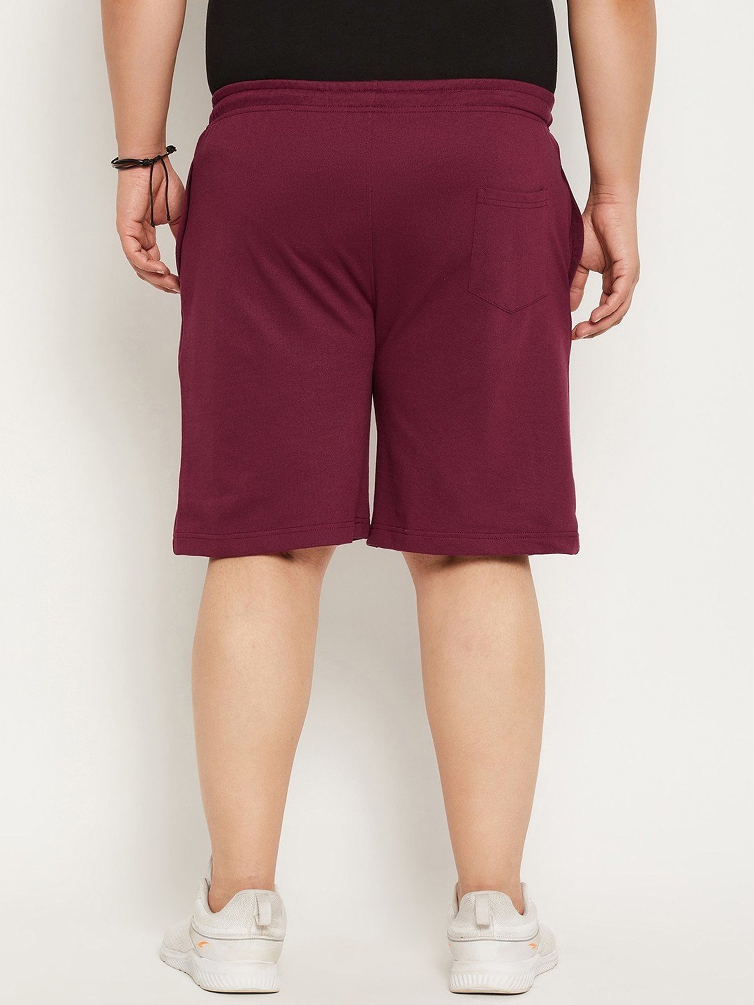 Bigbanana Maroon Regular Fit Printed Shorts