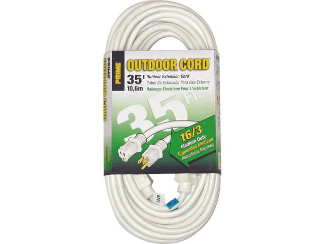 Prime Wire Model EC883627 35 ft. 16/3 SJTW Patio and Deck Extension Cord