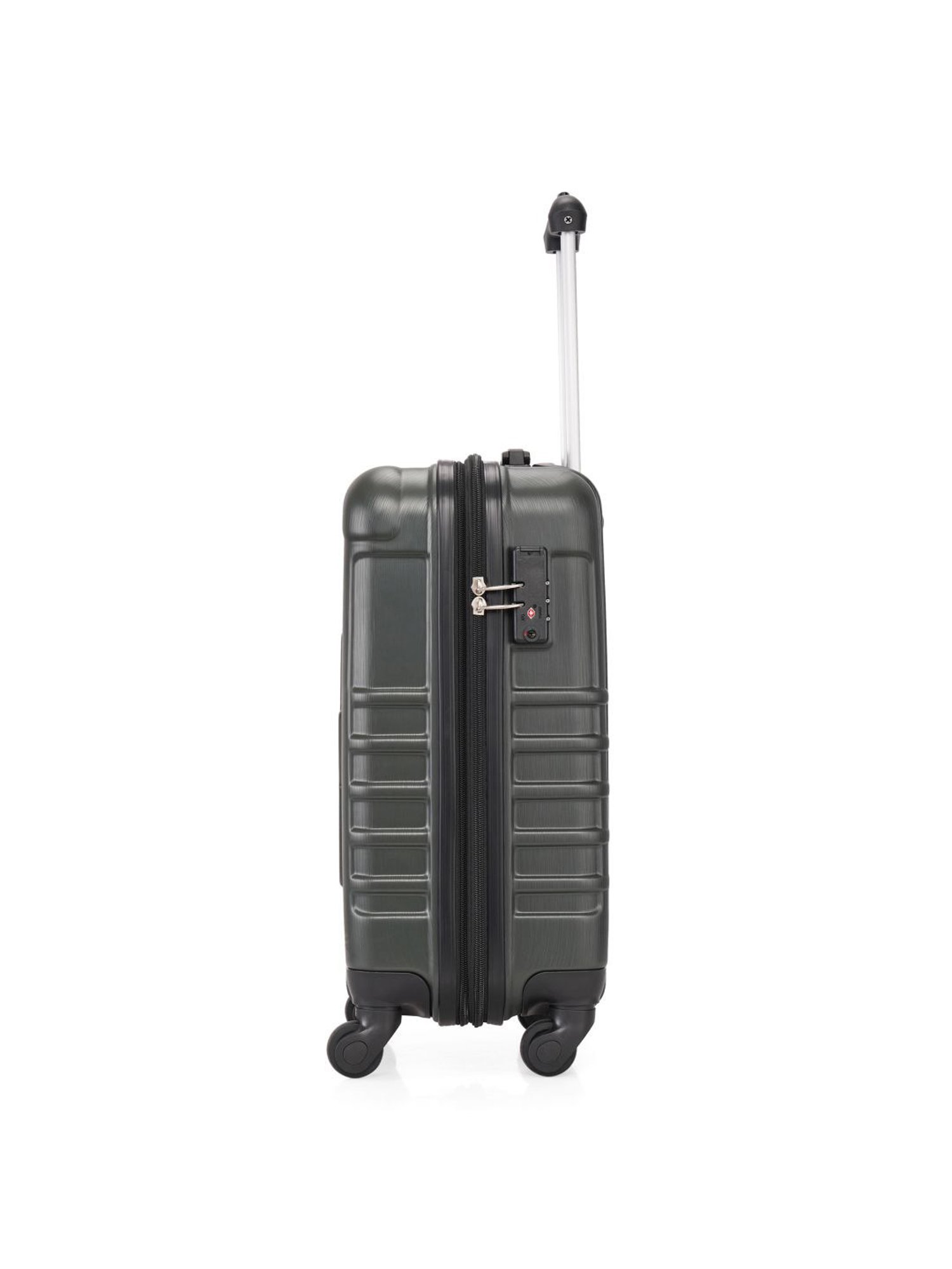 Calvin Klein Midtown Tour Deep Forest Textured Hard Cabin Trolley Bag - 53 cm