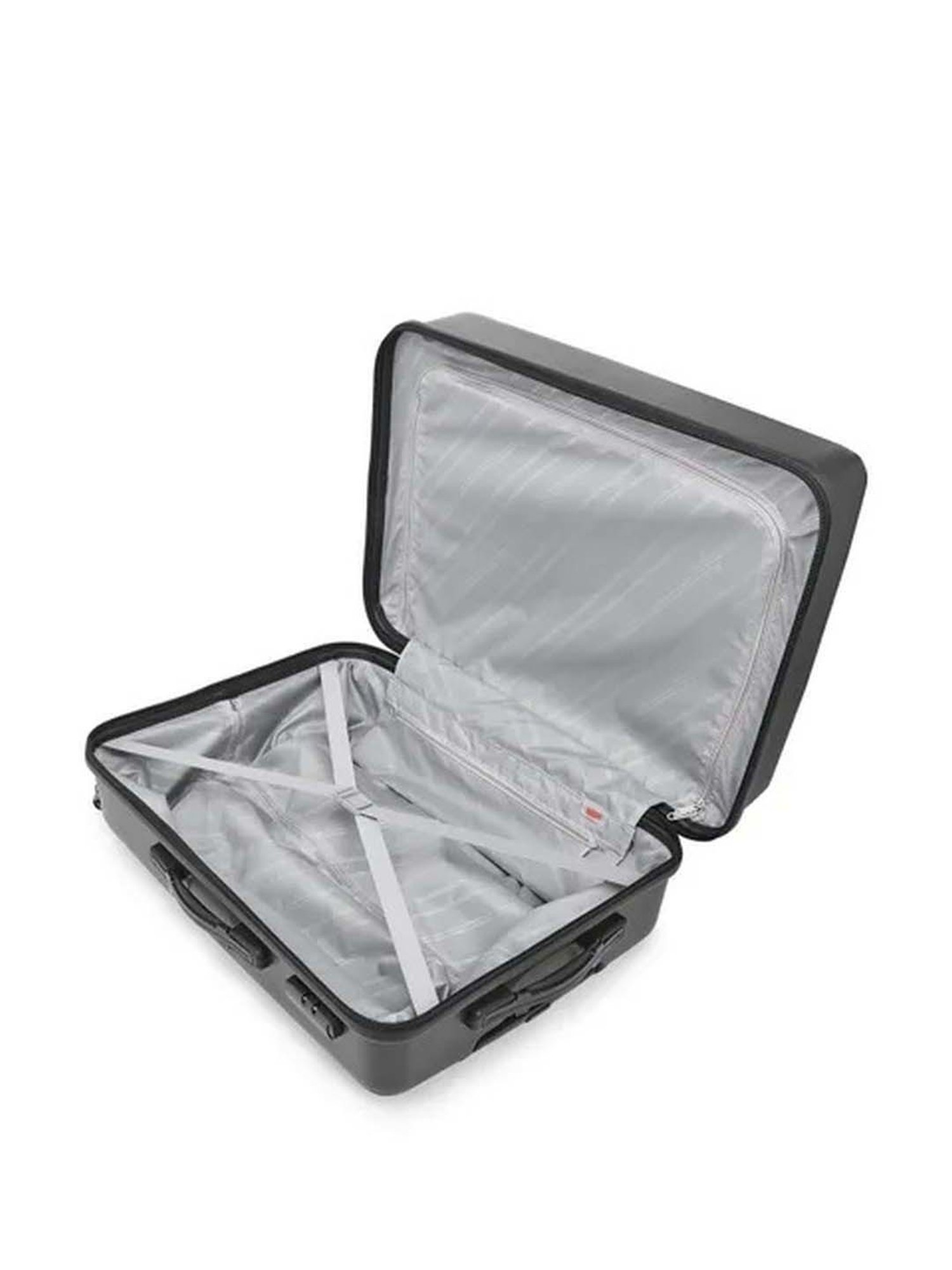 VIP Stargaze Black Printed Hard Medium Trolley Bag - 46 cm