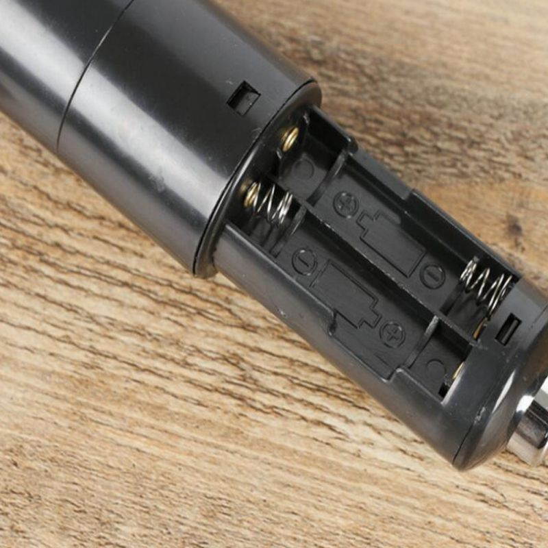 Electric Pepper Grinder Multi-purpose Grinder Pepper Mill Tool Useful Salt Shaker for Home Kitchen Resturant (Black Without Battery)