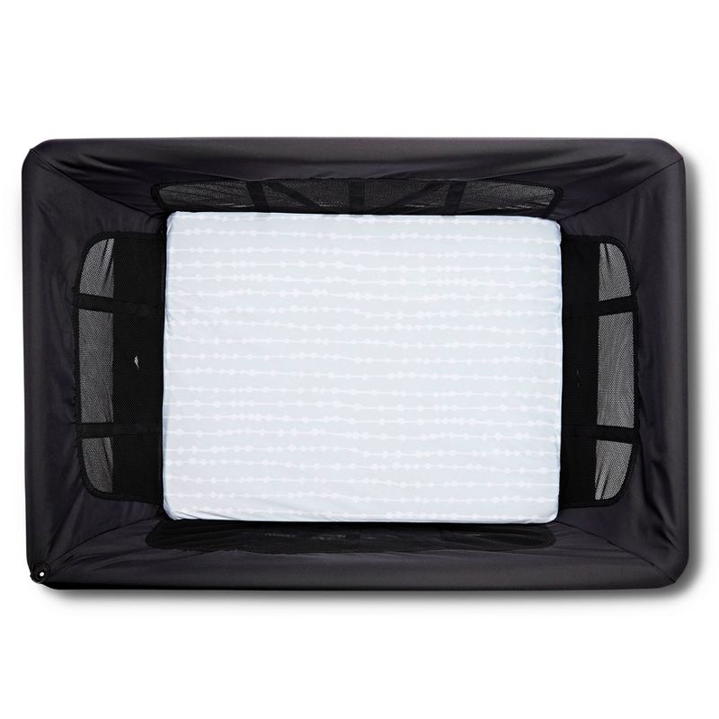 4moms Breeze Waterproof Bassinet Sheet - Gray Beads