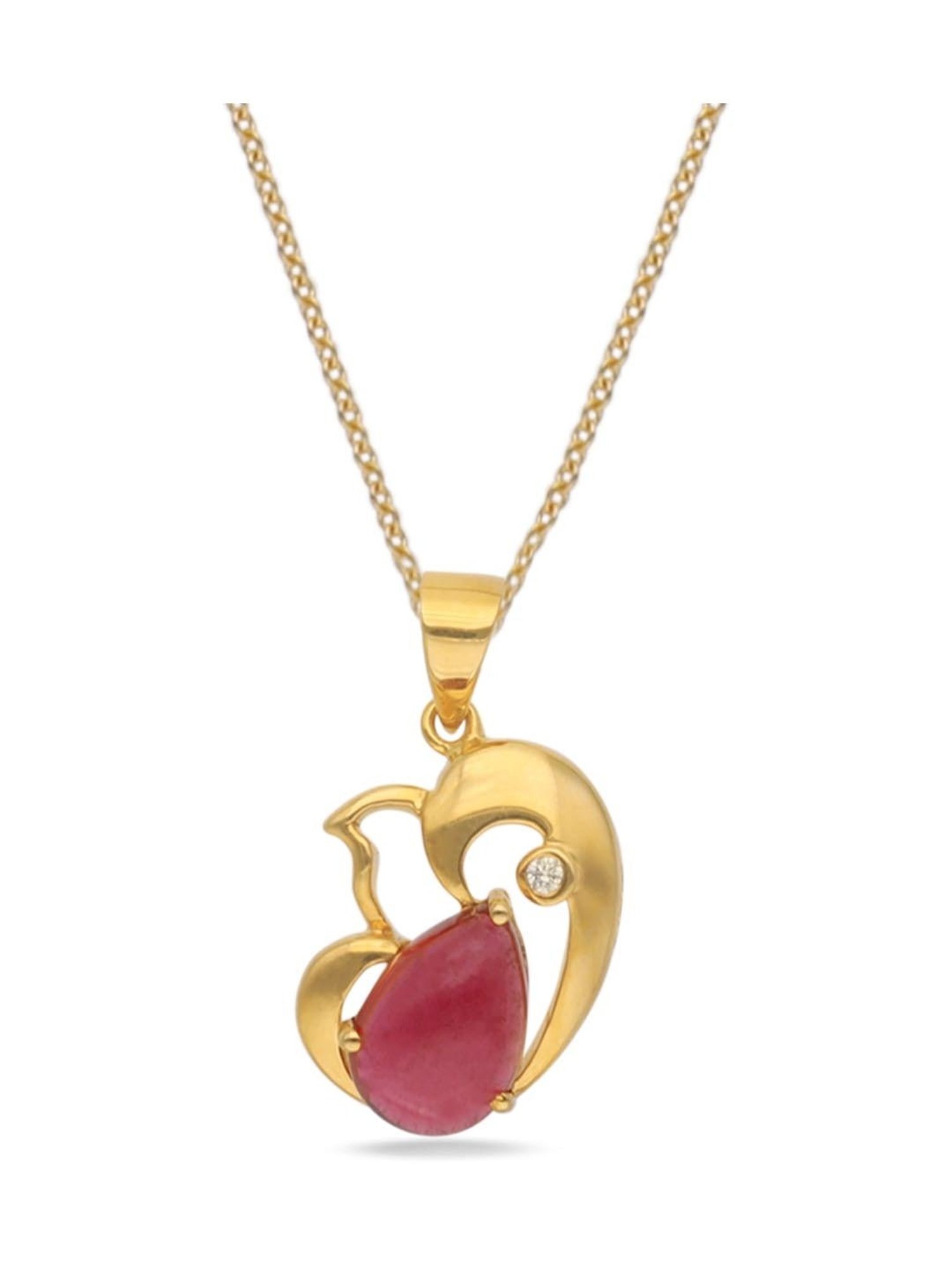 Joyalukkas 18k Gold & Diamond Pendant with Chain
