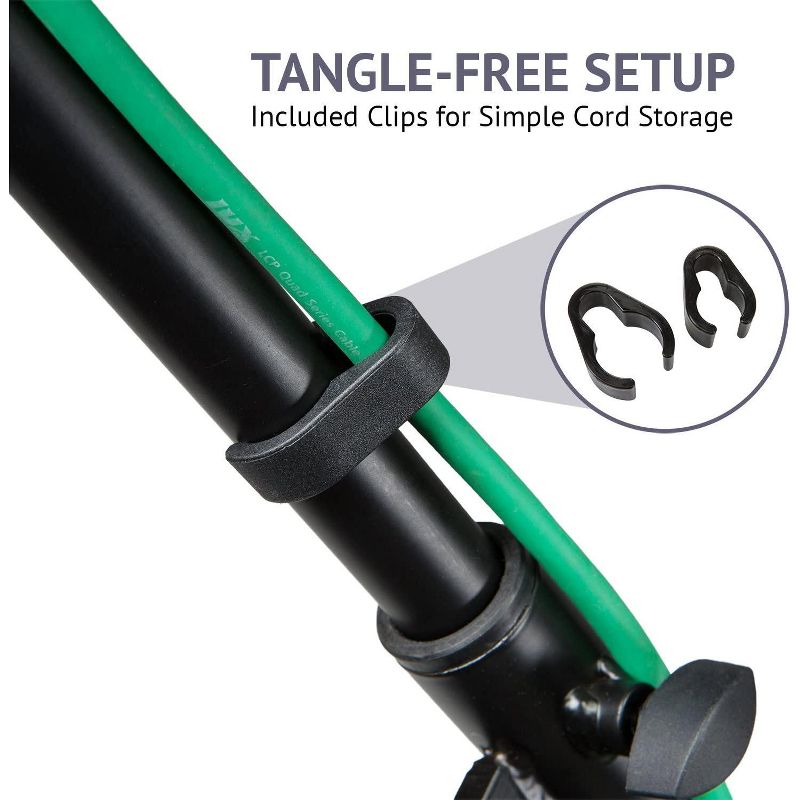 LyxPro Professional Microphone Stand Heavy Duty 90&rdquo; Studio Overhead Boom Stand with Rolling Caster Wheels, 87&rdquo; Extra Long Telescoping Arm Mount, Foldable Tripod Legs & Adjustable Counterweight