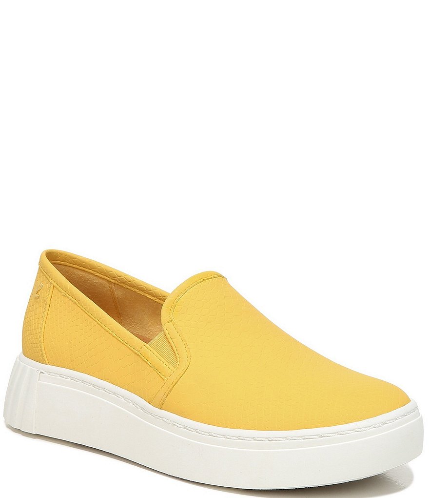 Zodiac Benson Snake Embossed Slip-On Platform Sneakers