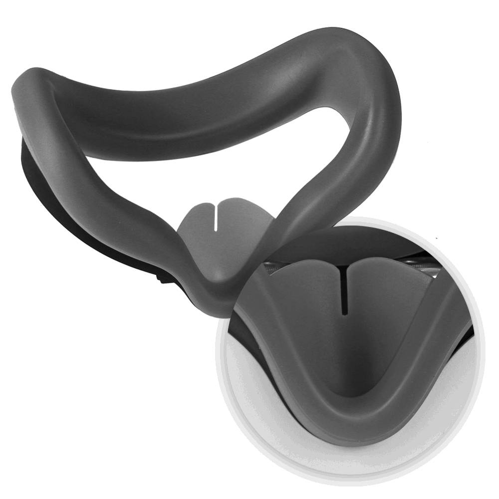 Silicone VR Face Cover for Oculus Quest 2 Face Pad & Face Cushion Compatible with Oculus Quest 2 VR Headset Accessories