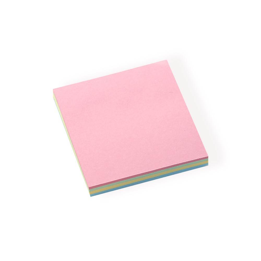 3 * 3 Inch Color Square Sticky Notes 100 Sheets Self-Stick Notepad Memo Pads Sticker Paper for Office School Home Stationery Supplies