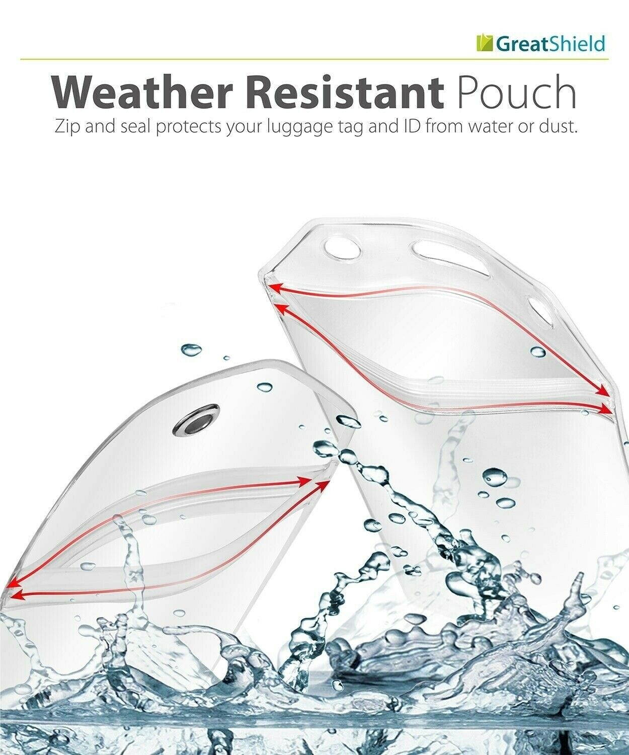 Waterproof ID Badge Holder Hard Plastic Card Case Slim Lanyard Protector Lot