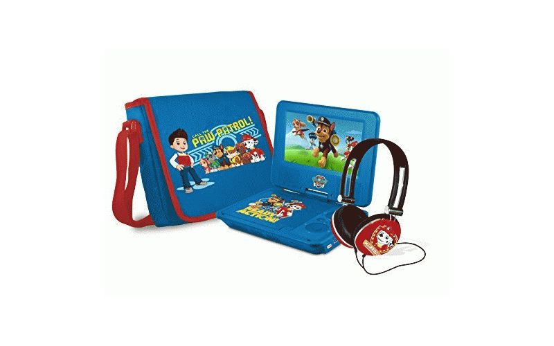 Ematic NKBY6341 Portable DVD Player - 7" Display - Blue - DVD-R, CD-R - DVD Video - CD-DA, MP3