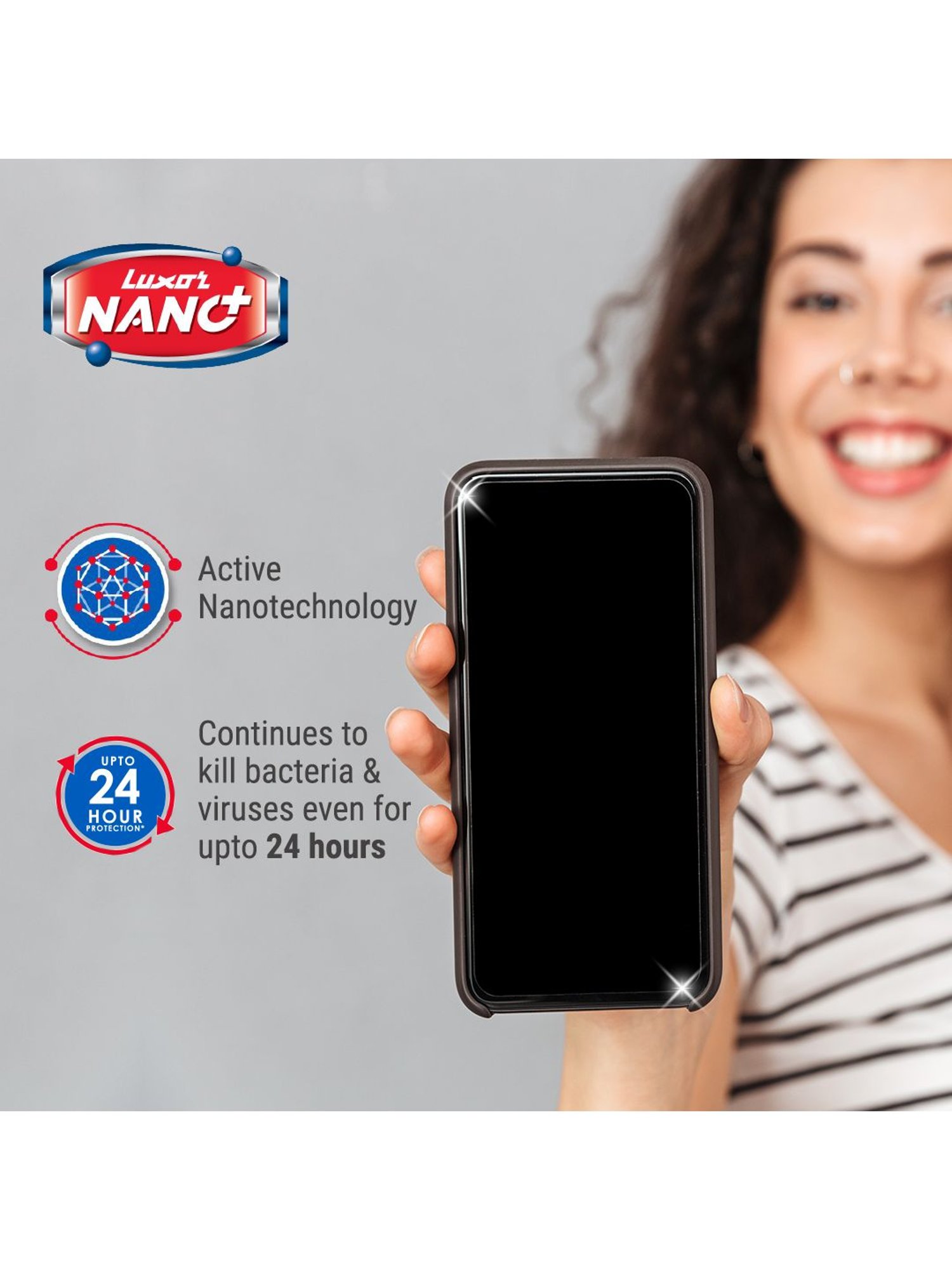 GRIPP 4 in 1 Professional Screen Cleaner Kit Includes Screen Cleanser Spray 150ml (Blue)