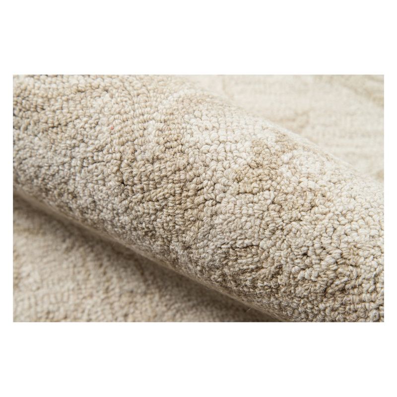 1'8"x2'6" Oval Braided Plaid Accent Rug Multicolored - The Lakeside Collection