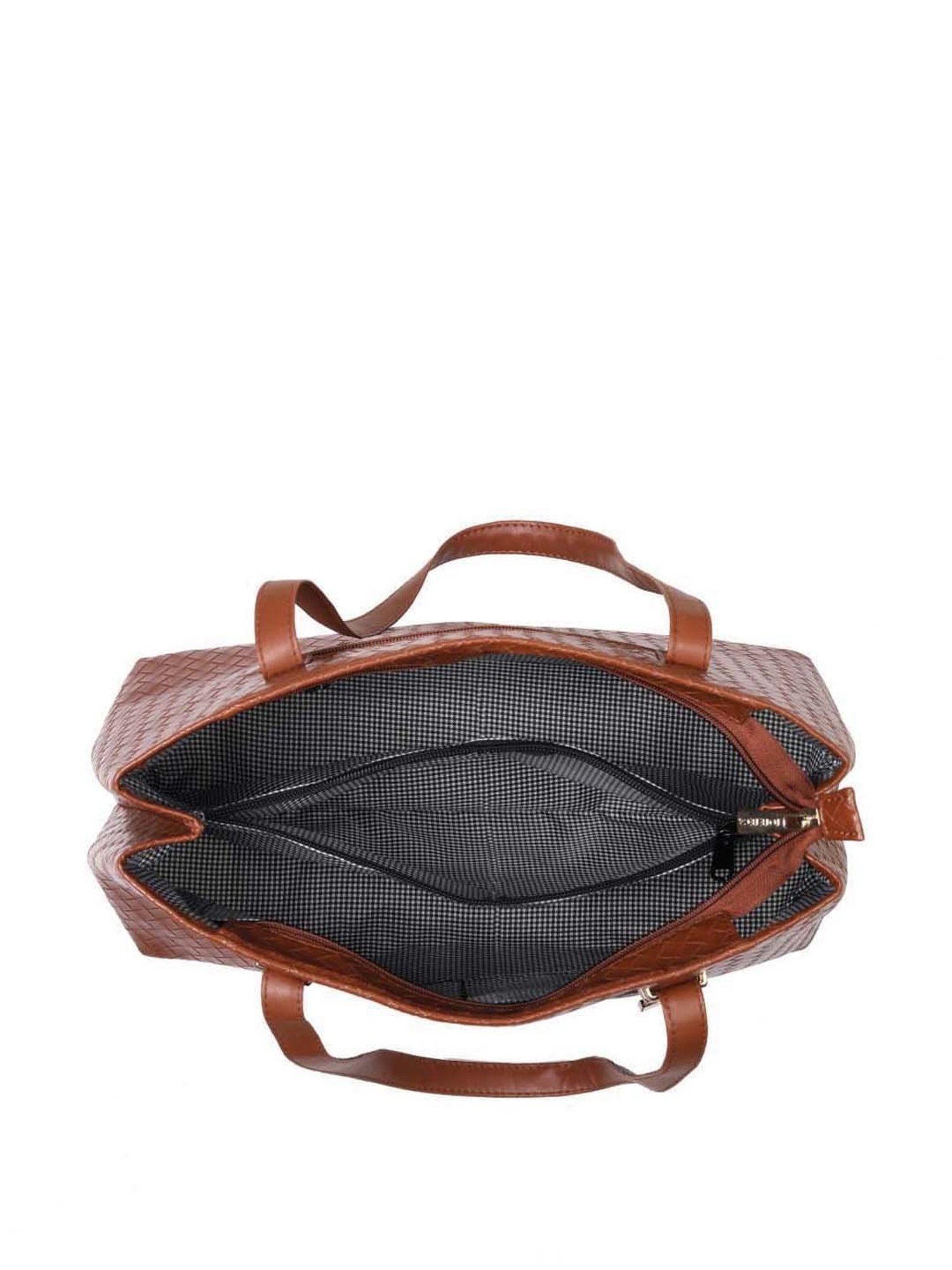 Toteteca Tan Textured Medium Shoulder Bag