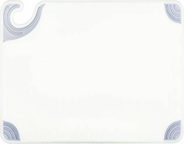 SAN JAMAR CBG121812WHGR Cutting Board,12x18,White