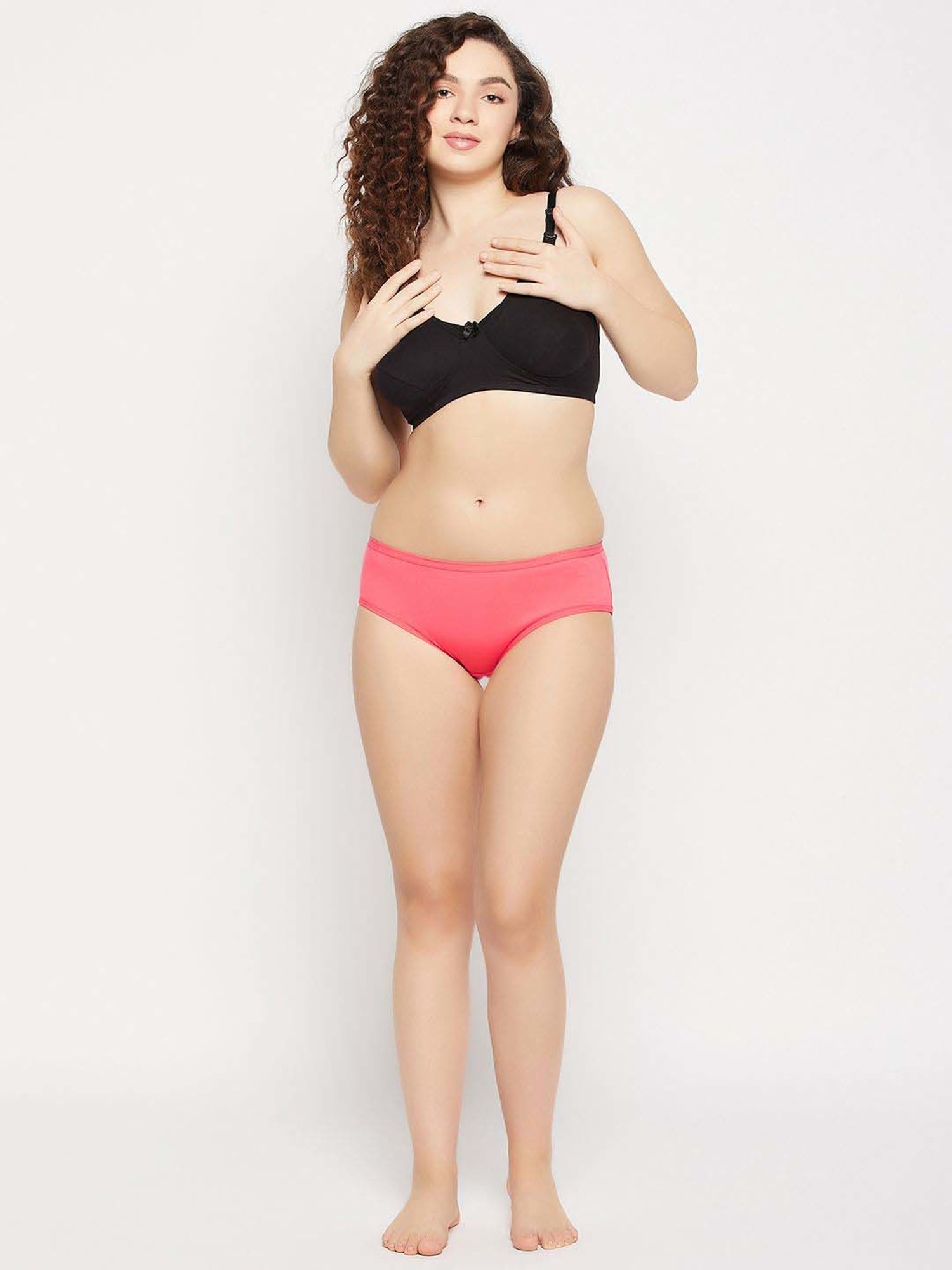 Secrets By ZeroKaata Assorted Cotton Hipster Panties - Pack Of 5