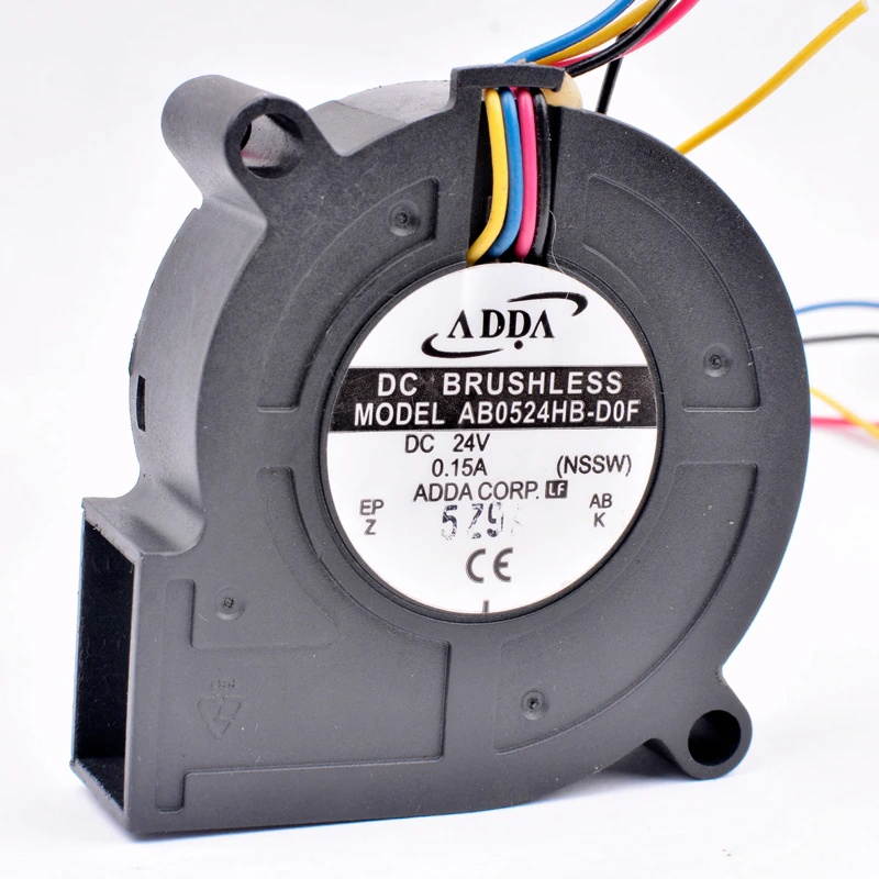 AB0524HB-D0F 50mm blower 5cm 5015 50x50x15mm DC24V 0.15A 4 wires pwm blower cooling fan for inverter