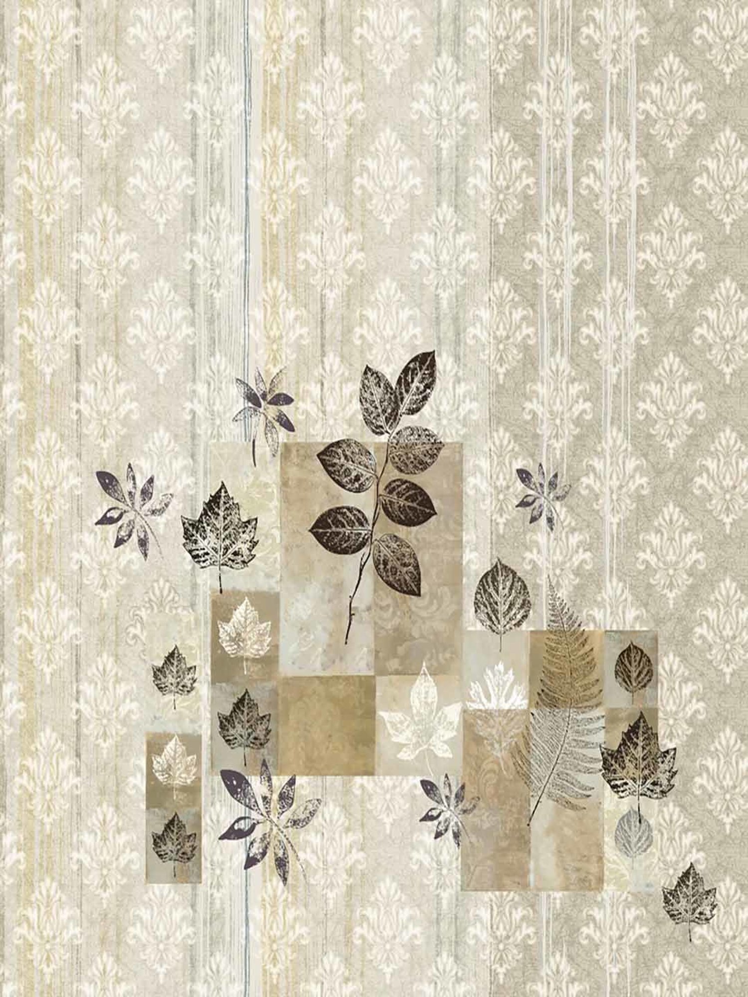 Spaces Floral Grey 180 TC Cotton Double Quilt