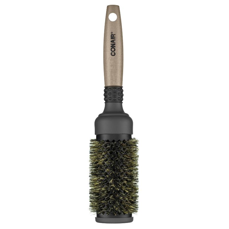 Conair Ceramic Wood Medium Thermal Boar Round Hair Brush