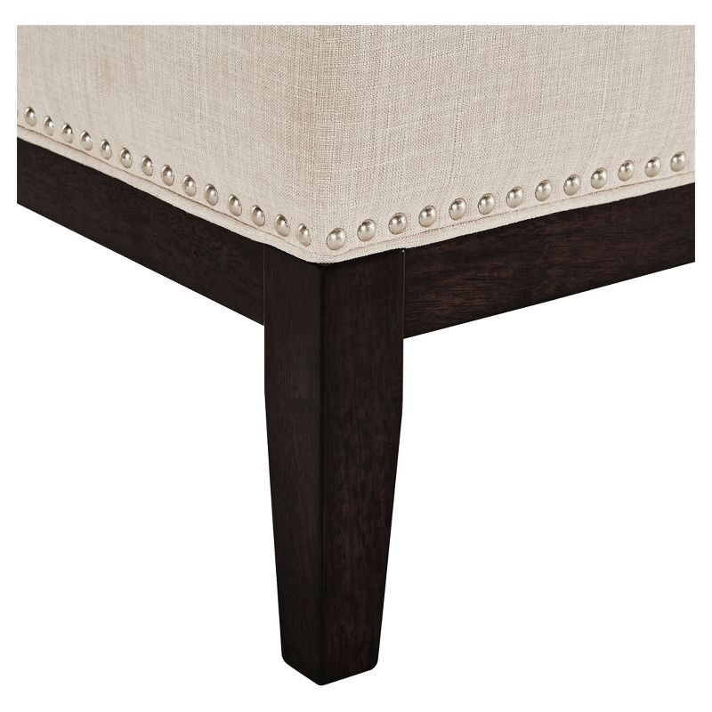 Park Way Grand Armchair with Ottoman Oatmeal - Inspire Q