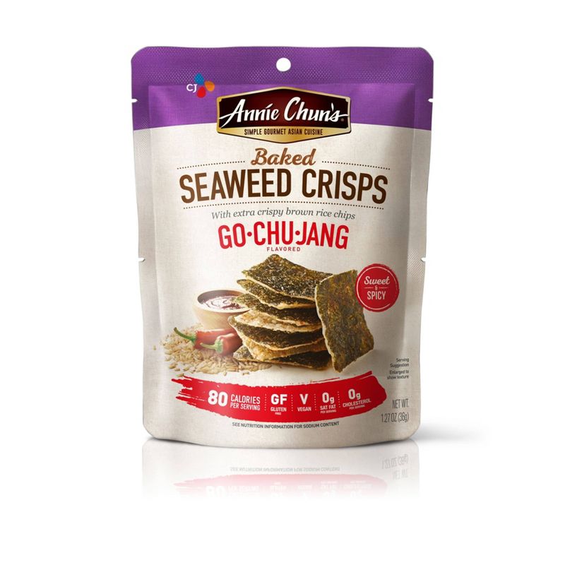 Annie Chuns Roasted Seaweed Snacks Seaweed Chips Gochujang 1.27oz