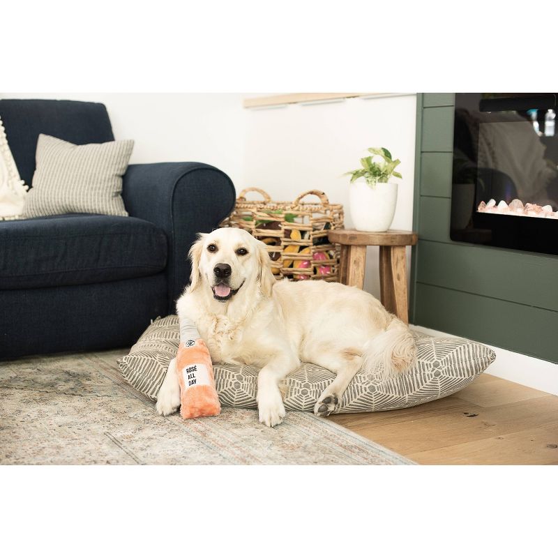 ZippyPaws Happy Hour Crusherz - Rose All Day Dog Toy