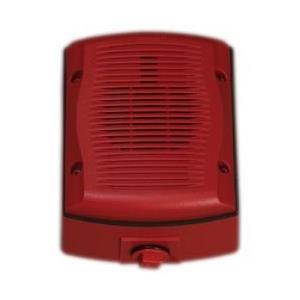 System Sensor SPRK Speaker, Red, Wall Mount, Outdoor