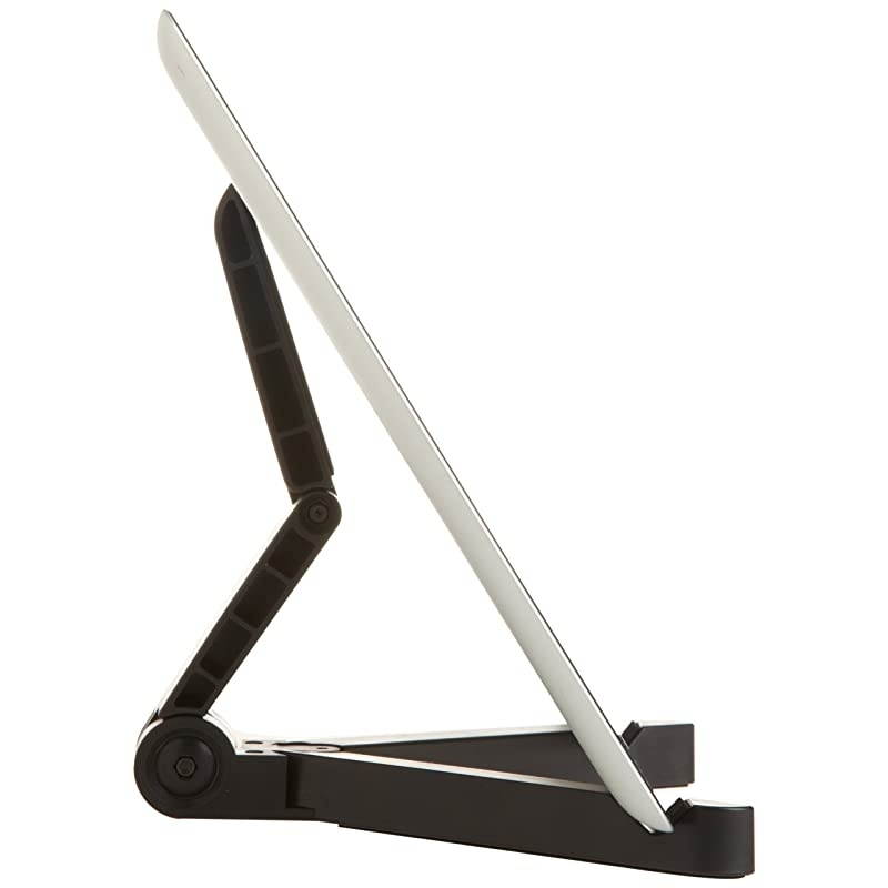 Basics Adjustable Tablet Holder Stand Compatible with Apple iPad Samsung Galaxy and Kindle Fire Tablets